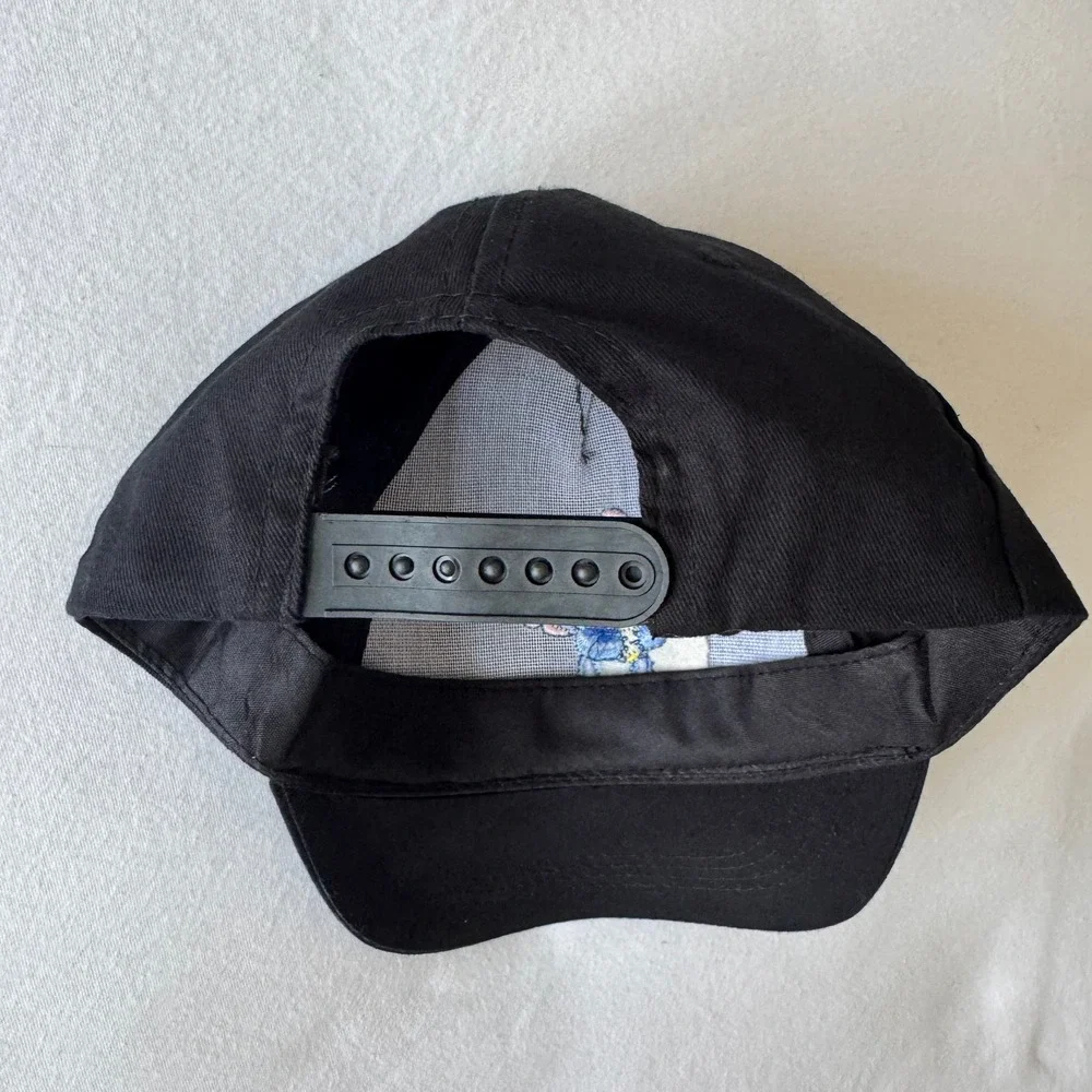 Kids Disney Stitch Pineapple Embroidered Black Baseball Cap Snapback Hat OSFM